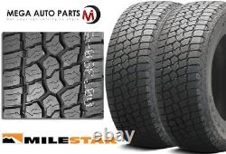 2 Milestar Patagonia A/T R 215/85R16 10PR Rugged All Terrain All-Season Tires