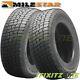 2 Milestar Patagonia A/t-r Rugged All Terrain Lt225/75r16 10-ply Truck Suv Tires