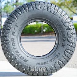 2 Tires Evoluxx Rotator R/T LT 305/70R16 Load F 12 Ply RT Rugged Terrain