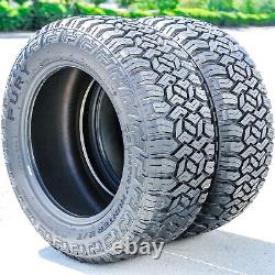 2 Tires Fury Country Hunter R/T LT 33X12.50R20 114Q E 10 Ply RT Rugged Terrain