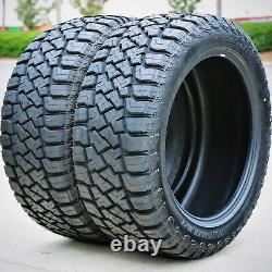 2 Tires Landspider Wildtraxx R/T LT 33X12.50R22 Load E 10 Ply RT Rugged Terrain