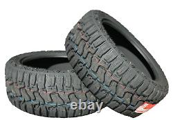 2 X LT 33X12.50R22 114Q LRE Haida HD878 R/T Rugged All Terrain NEW Truck Tires