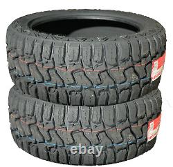 2 X LT 33X12.50R22 114Q LRE Haida HD878 R/T Rugged All Terrain NEW Truck Tires