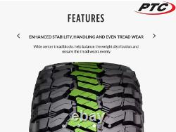 4 New 35x13.50r22 Patriot Rt Rugged Terrain R/t 10 Ply Mud Tire 35 1350 22 R22