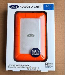 Lacie Rugged Mini USB3 4TB All-Terrain Mobile Hard Drive LAC9000633