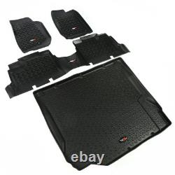 Rugged Ridge 12988.01 All Terrain Floor Liners for 2007-2010 Jeep Wrangler JK