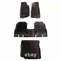 Rugged Ridge All Terrain 1st & 2nd Row with Cargo Floor Liners for Wrangler JL 4Dr