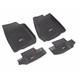 Rugged Ridge All Terrain Black Front & 2nd Row Floor Liners For Wrangler Jk 2-dr