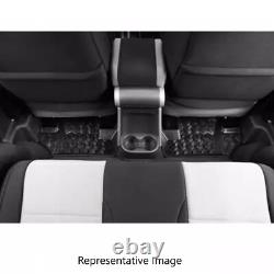 Rugged Ridge All Terrain Black Front & 2nd Row Floor Liners for Wrangler JK 2-Dr