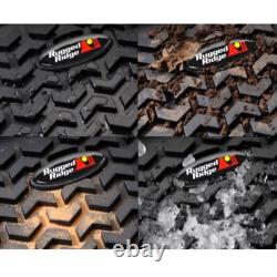 Rugged Ridge All Terrain Black Front & 2nd Row Floor Liners for Wrangler JK 2-Dr