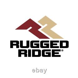 Rugged Ridge All Terrain Black Front & 2nd Row Floor Liners for Wrangler JK 2-Dr