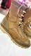 Usmc New Tan Rugged All Terrain Leather Boots With Vibram Soles Size 10.5 R