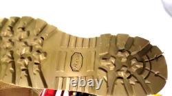 USMC NEW TAN RUGGED ALL TERRAIN LEATHER BOOTS With VIBRAM SOLES SIZE 10.5 R